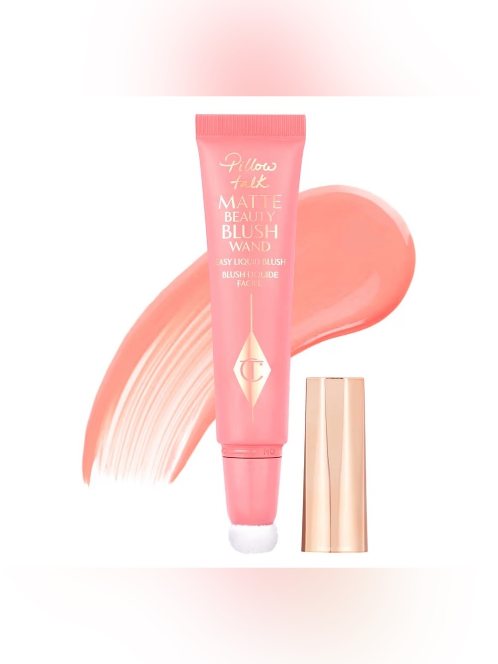 Charlotte Tilbury Pillow Talk Pink Pop Matte Beauty Blush Wand — NEW